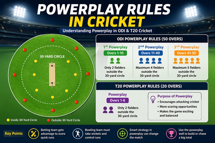Powerplay Rules in Cricket