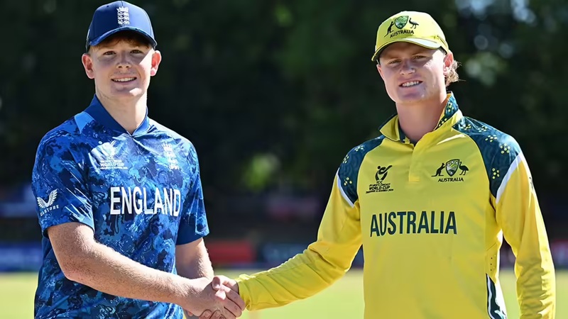 Australia national under-19 cricket team vs England under-19 cricket team timeline