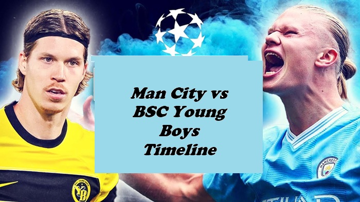 Man City vs BSC Young Boys Timeline
