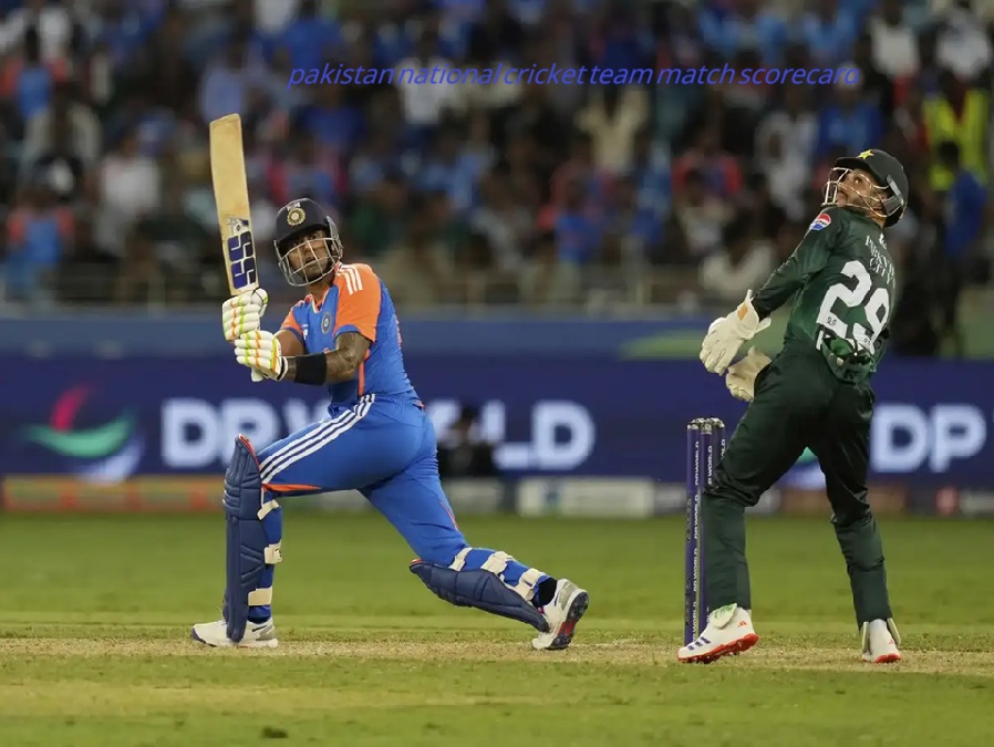 pakistan national cricket team match scorecard